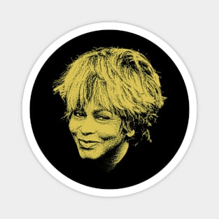 YELLOW TINA TURNER Magnet